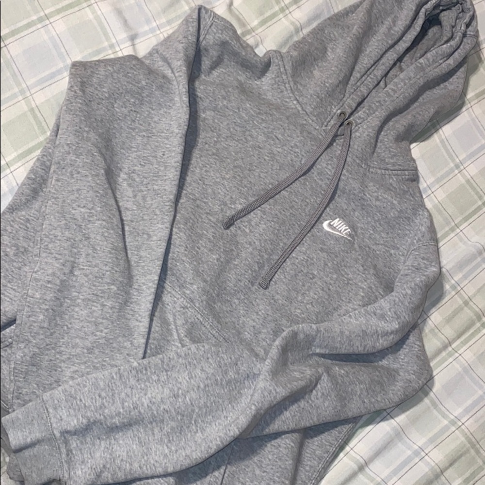 Light grey Nike hoodie